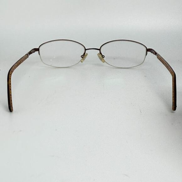 Coach Eyeglasses Women Faye(118) LILAC Tan Half Frame Women 53[]18 140 H19214 - Picture 3 of 7